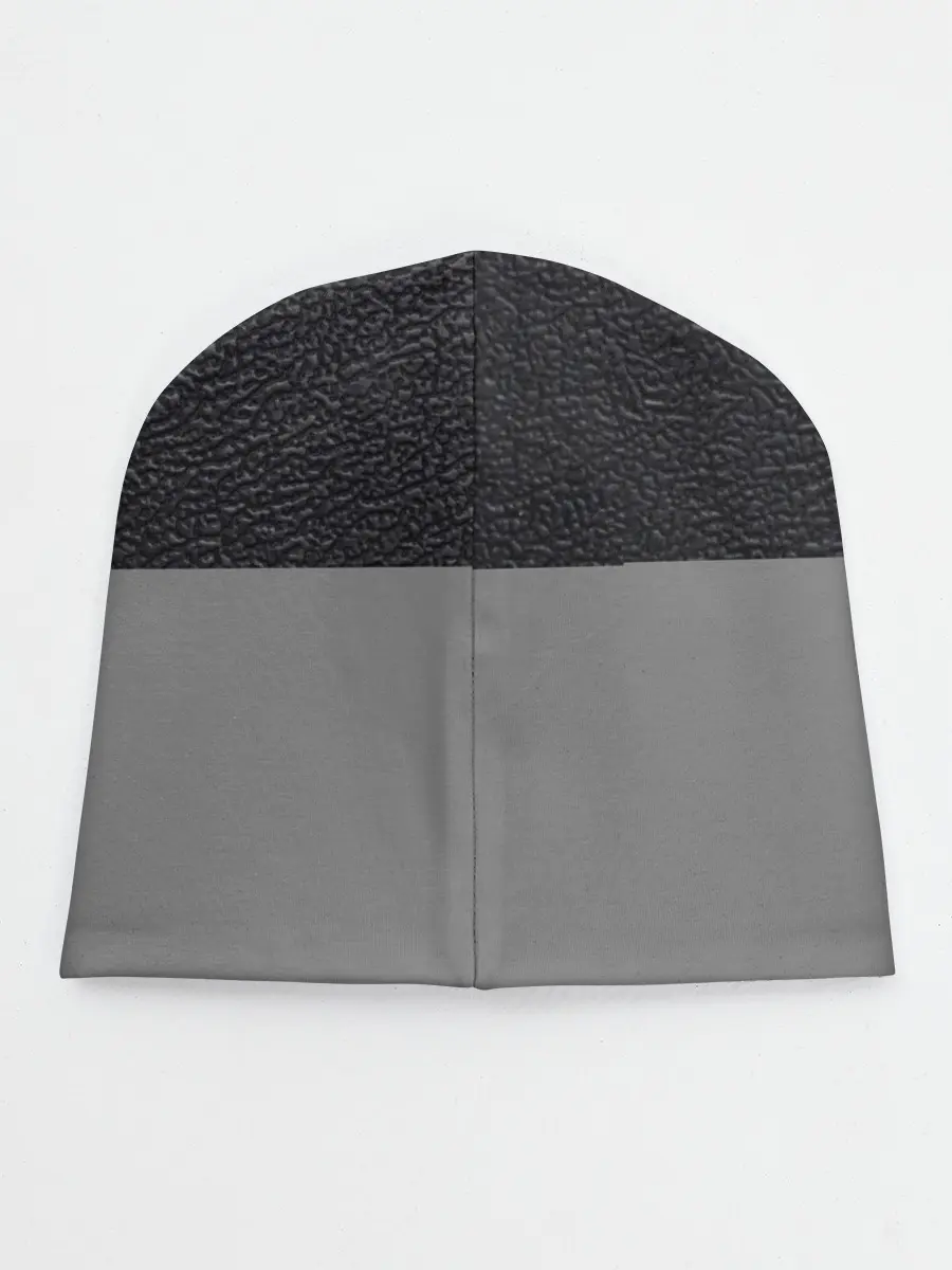 Детская шапка / текстура черная кожа рельеф