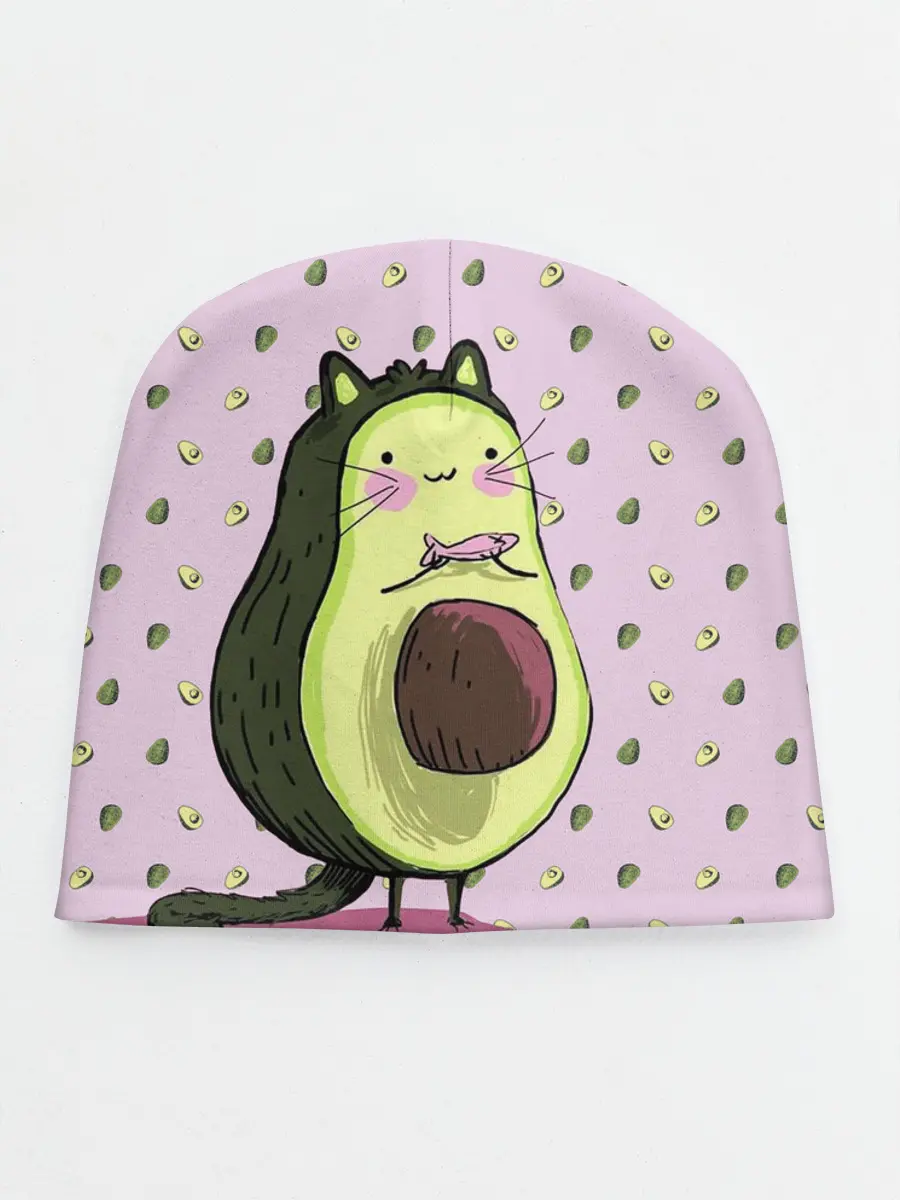 Детская шапка / Авокадо Кот