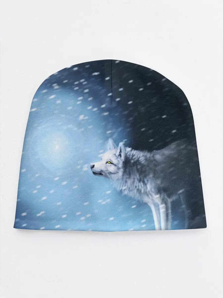 Детская шапка / ВОЛК ЗИМА