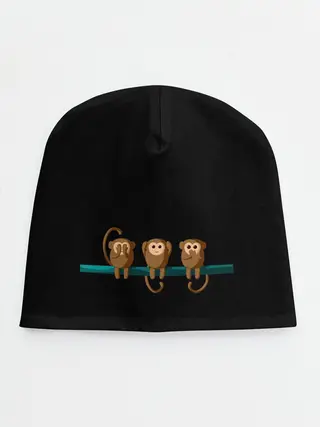 Детская шапка / Обезьяны слух зрение речь трио