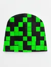 Детская шапка / ЗЕЛЕНЫЕ КУБИКИ