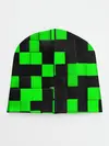 Детская шапка / ЗЕЛЕНЫЕ КУБИКИ