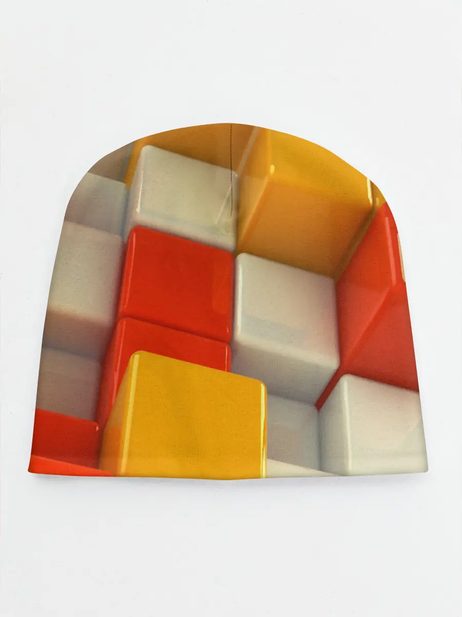 Детская шапка / КУБЫ 3D
