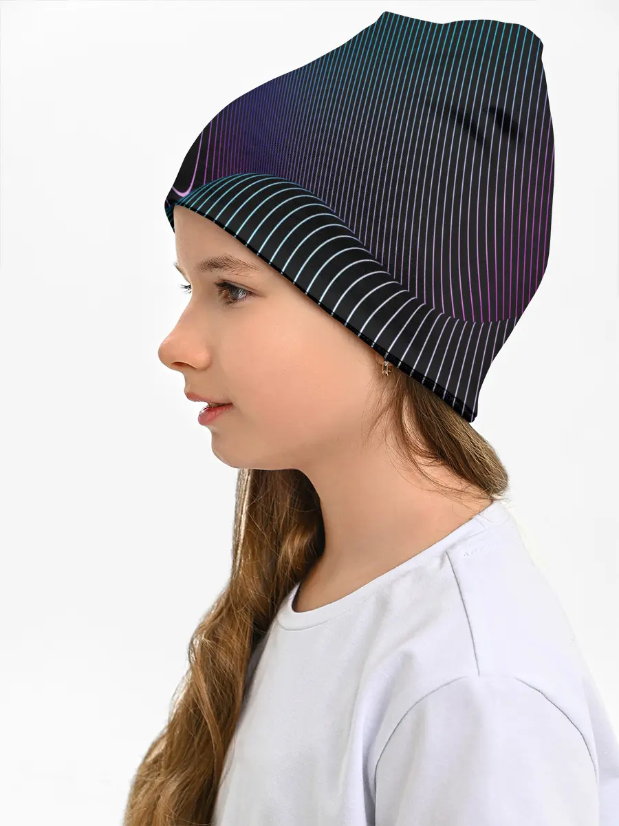 Детская шапка / НЕОН STRIPES