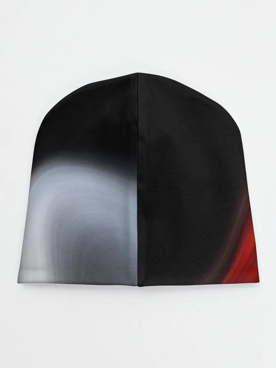 Детская шапка / BLACK RED WAVES | АБСТРАКЦИЯ