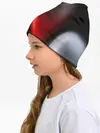 Детская шапка / BLACK RED WAVES | АБСТРАКЦИЯ