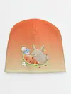 Детская шапка / Семейство Тоторо ест арбуз
