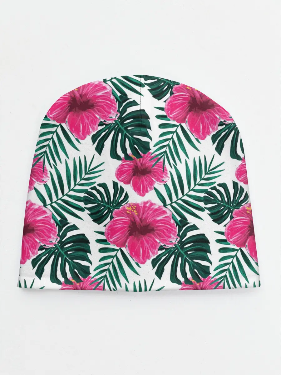 Детская шапка / Гавайский гибискус