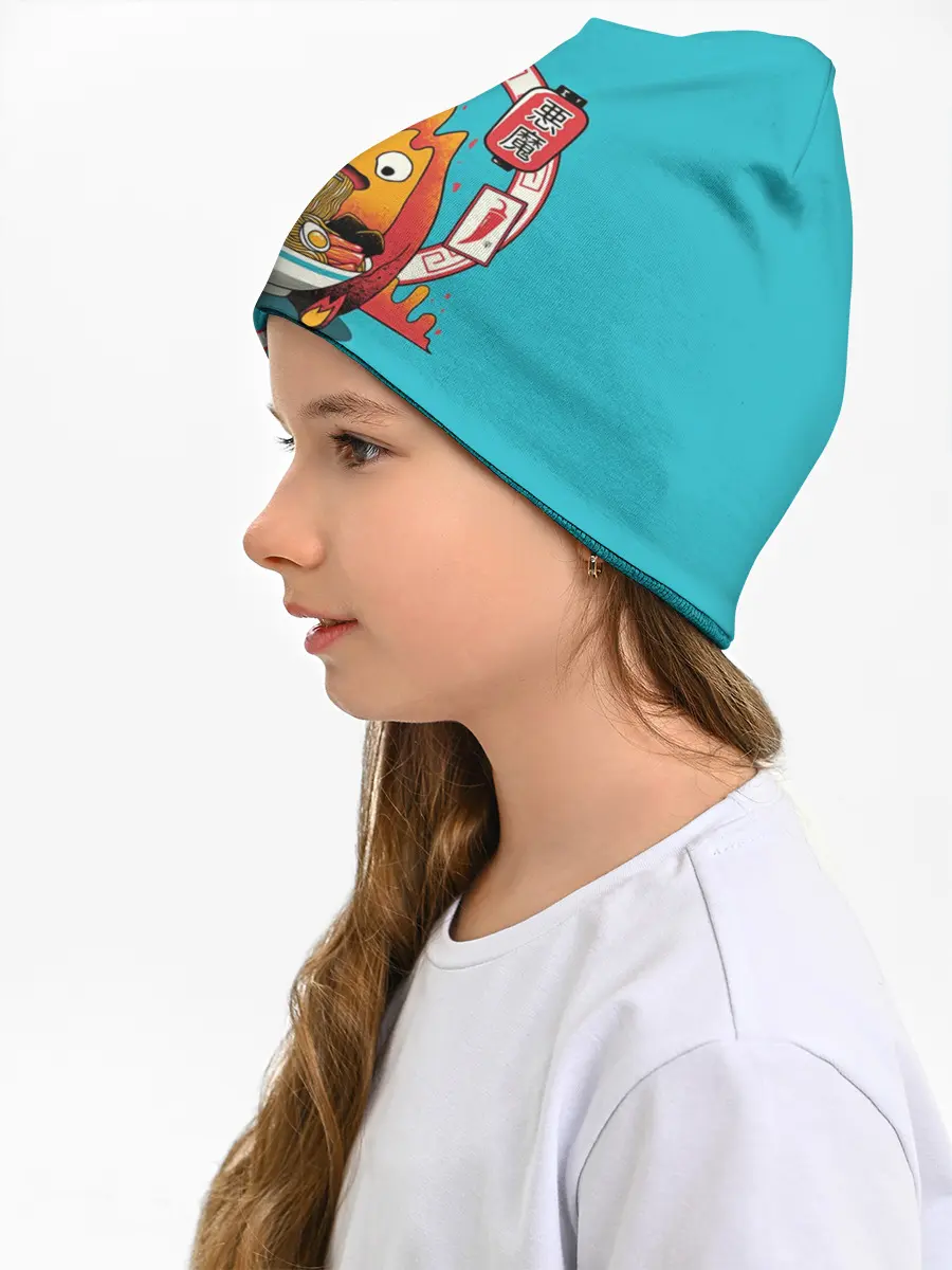 Детская шапка / Calcifer & ramen