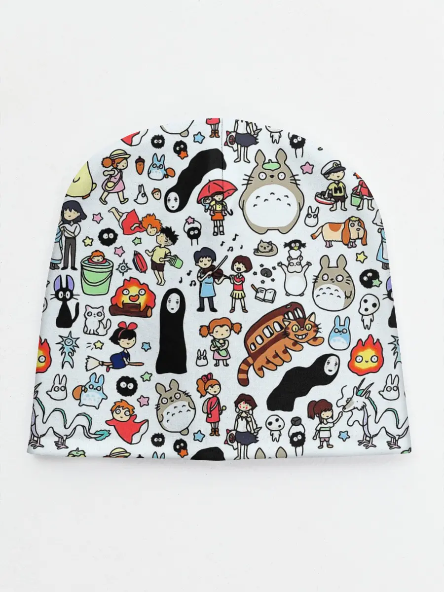 Детская шапка / Персонажи Миядзаки паттерн
