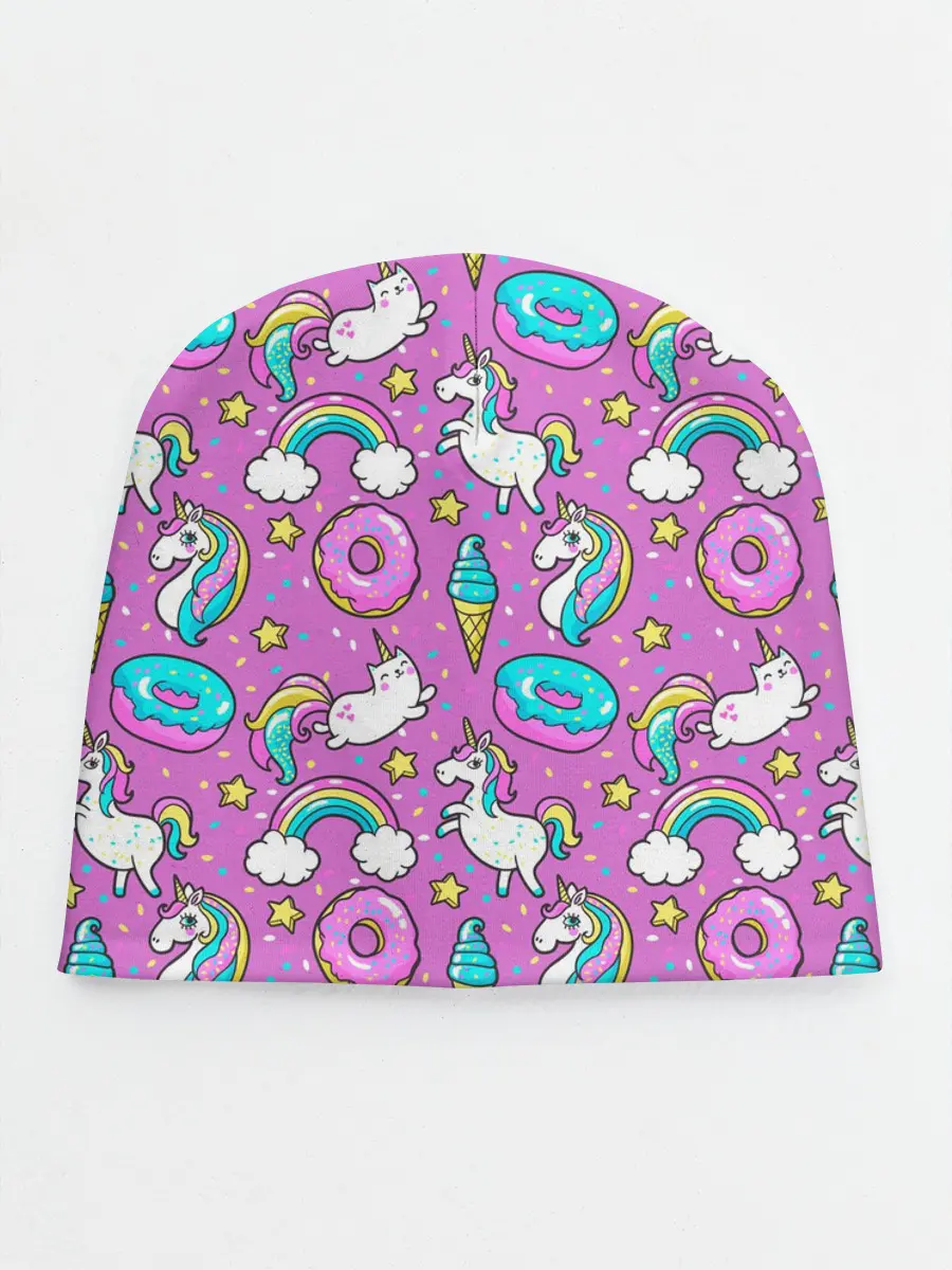 Детская шапка / Pink unicorn