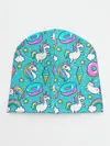 Детская шапка / Turquoise unicorn
