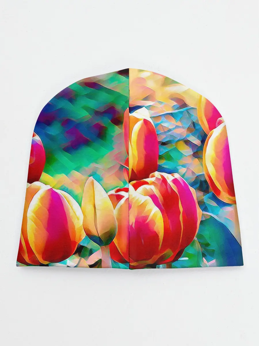 Детская шапка / Тюльпаны