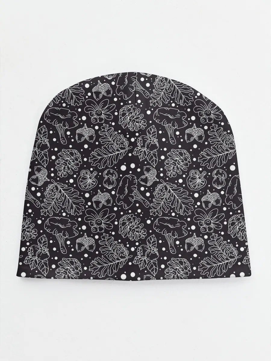 Детская шапка / Паттерн «Ночной лес»