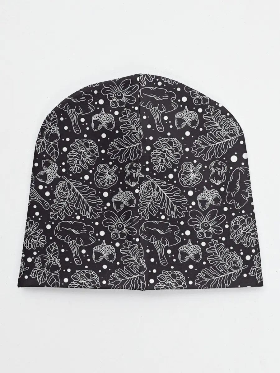 Детская шапка / Паттерн «Ночной лес»