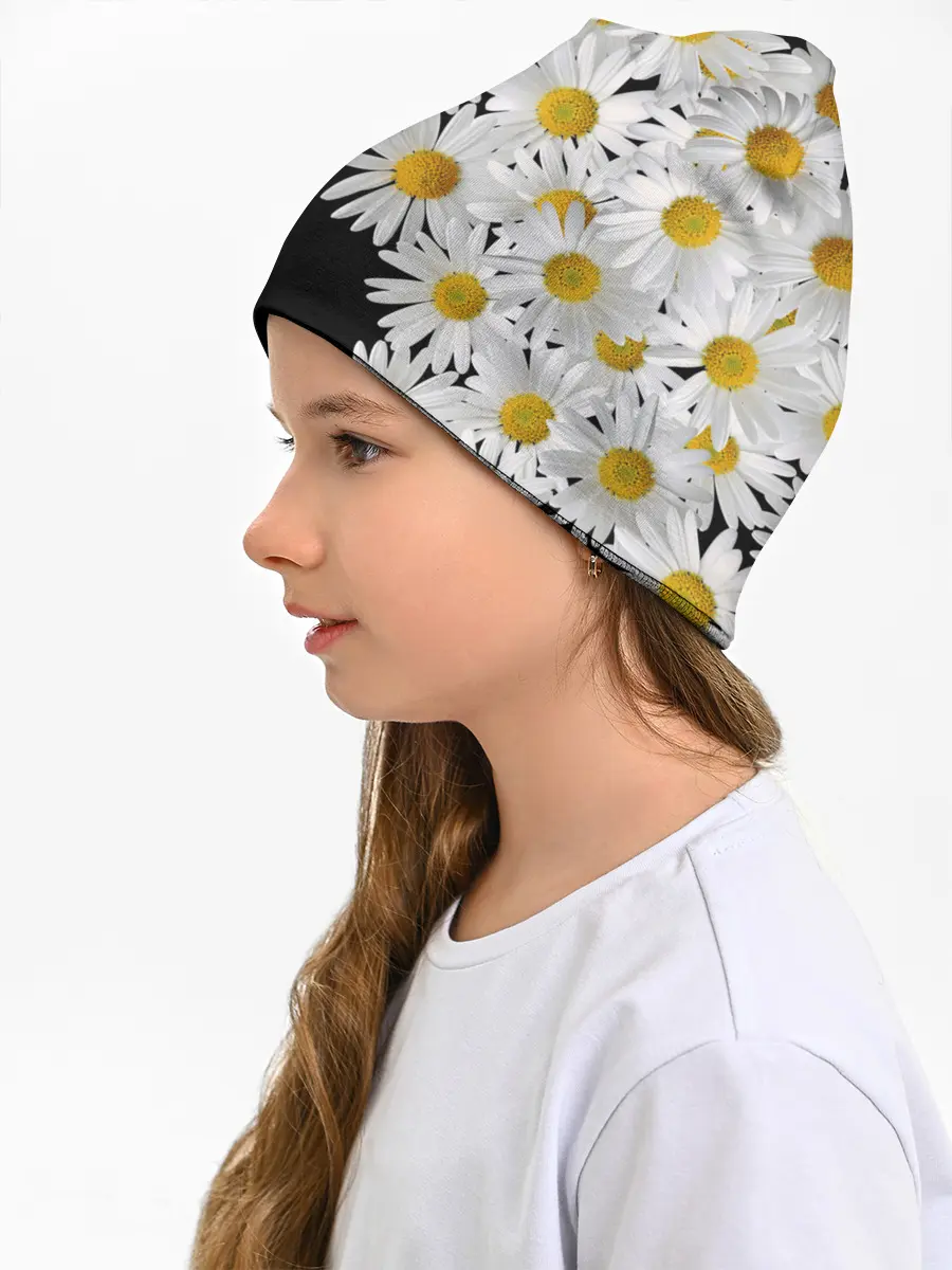 Детская шапка / Ромашковая россыпь