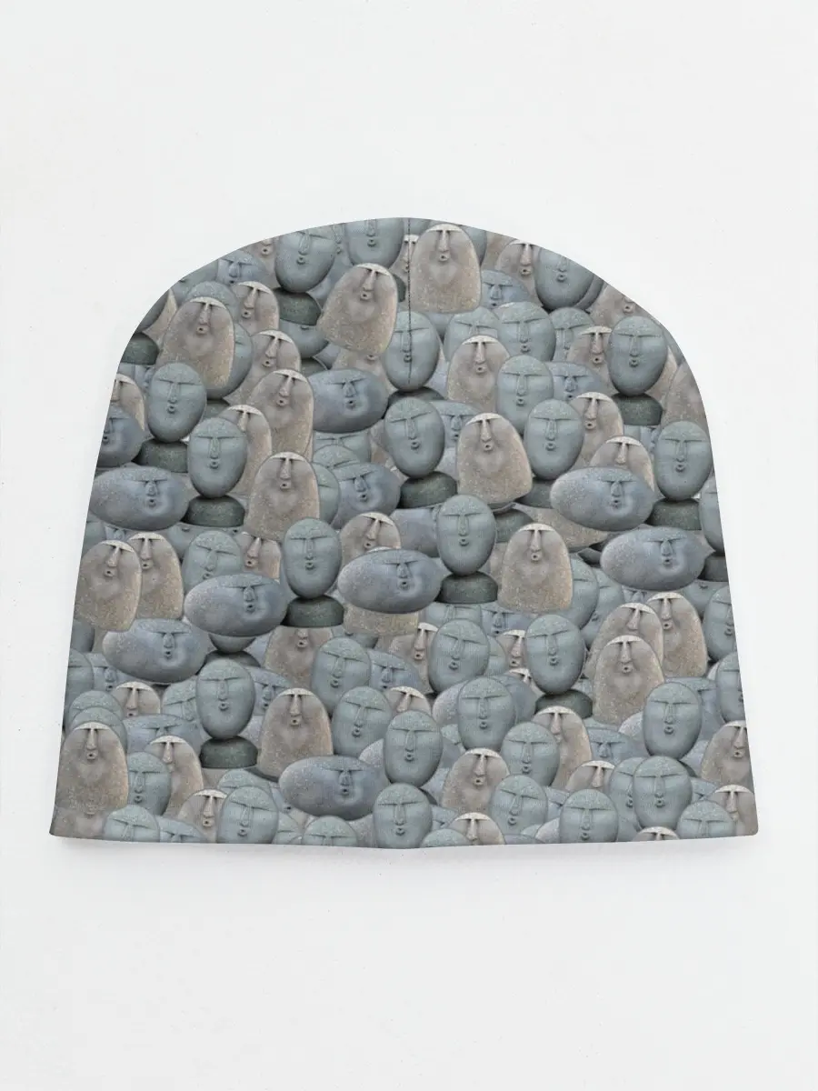 Детская шапка / Каменные лица 3D МЕМ 2020