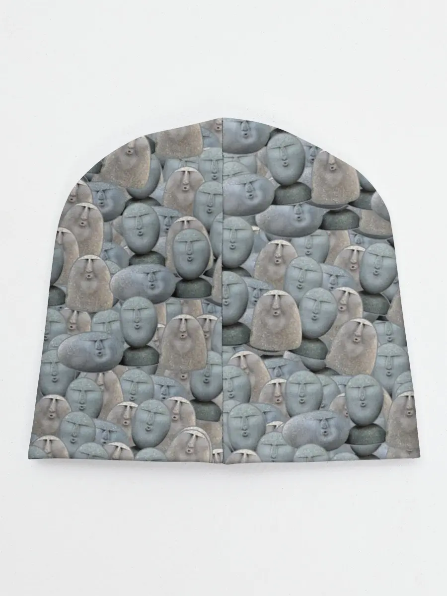 Детская шапка / Каменные лица 3D МЕМ 2020