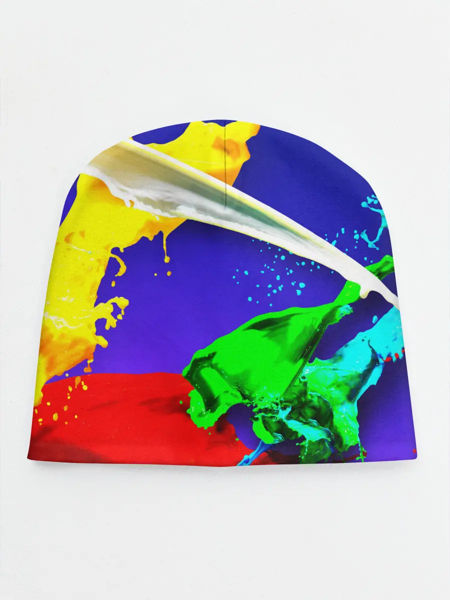 Детская шапка / НЕОНОВЫЙ КРАСКИ