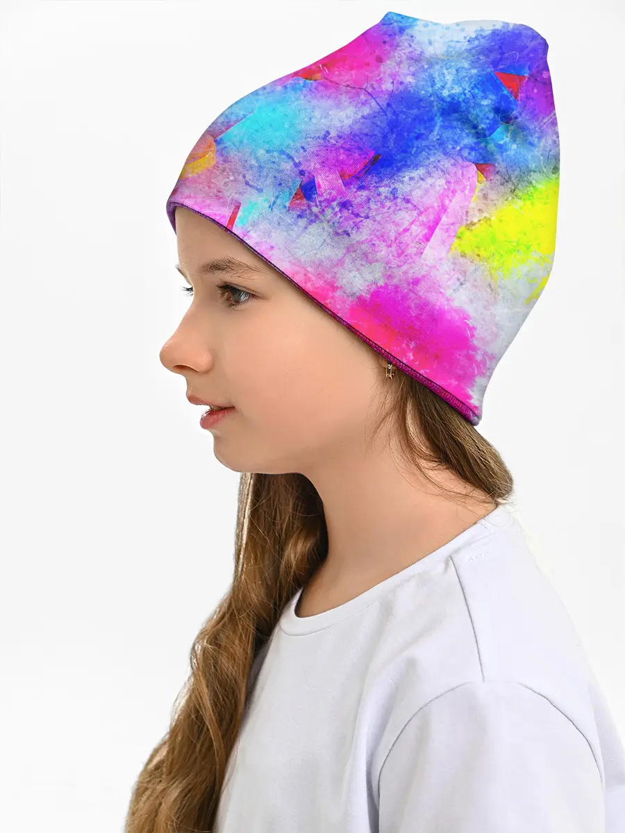 Детская шапка / НЕОНОВЫЕ ПОТЕРТОСТИ