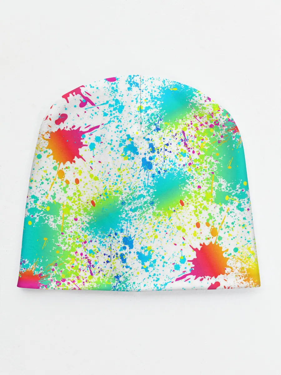 Детская шапка / БРЫЗГИ НЕОНА