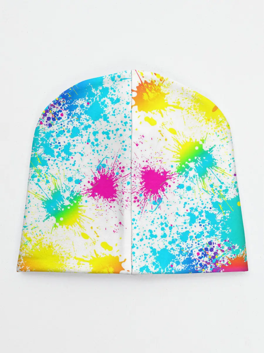 Детская шапка / БРЫЗГИ НЕОНА