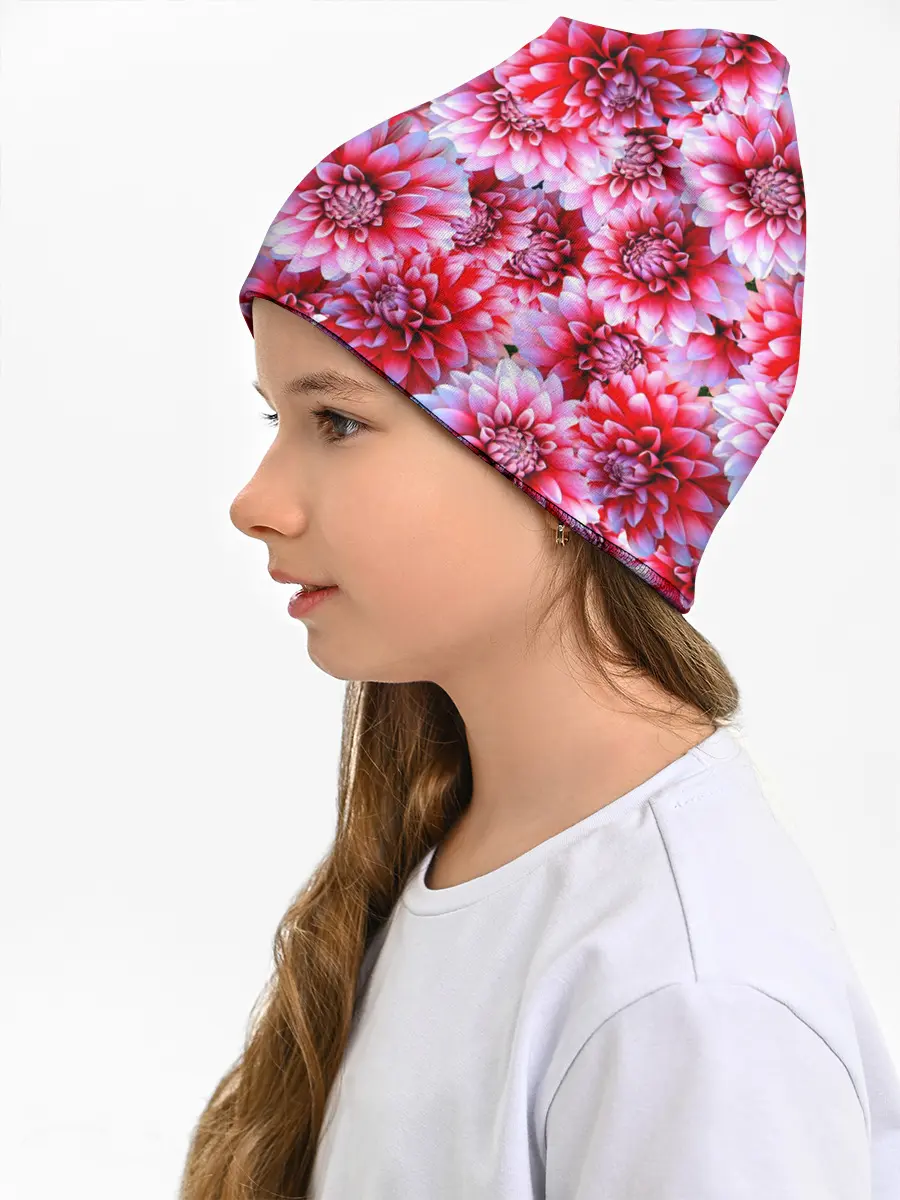 Детская шапка / Георгины