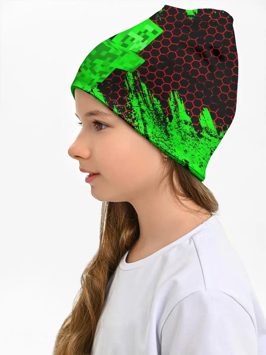Детская шапка / MINECRAFT CREEPER