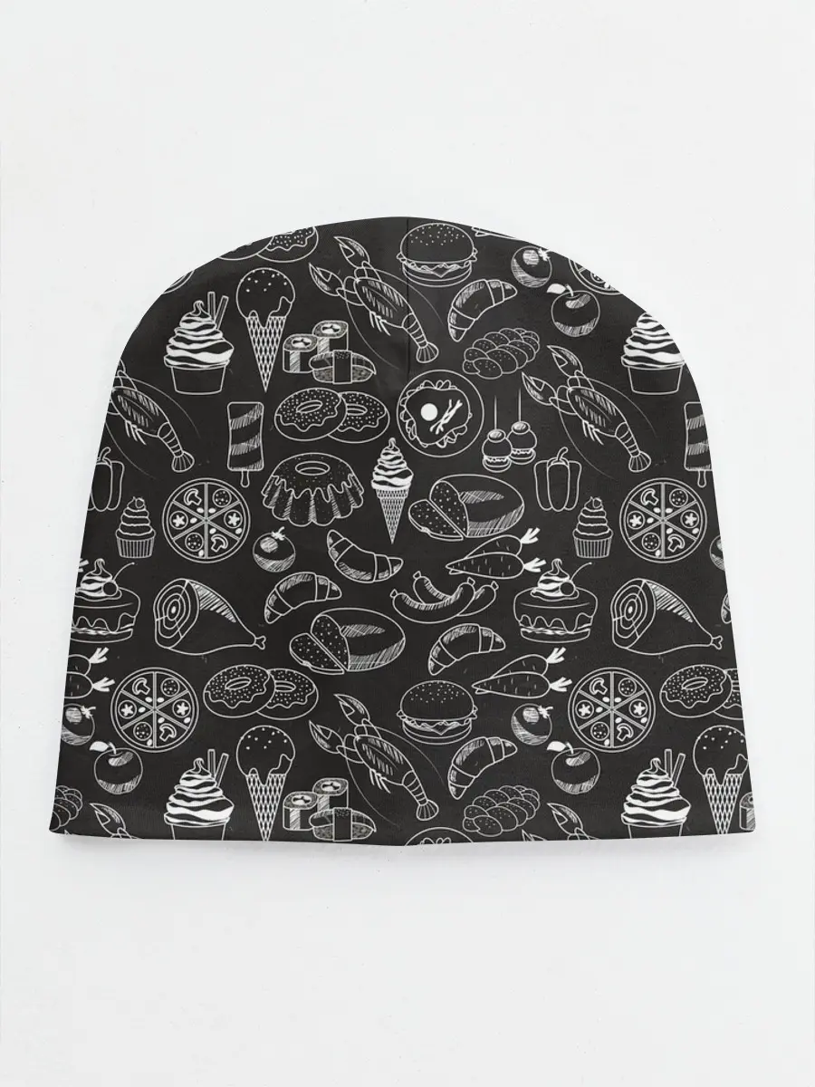 Детская шапка / еда