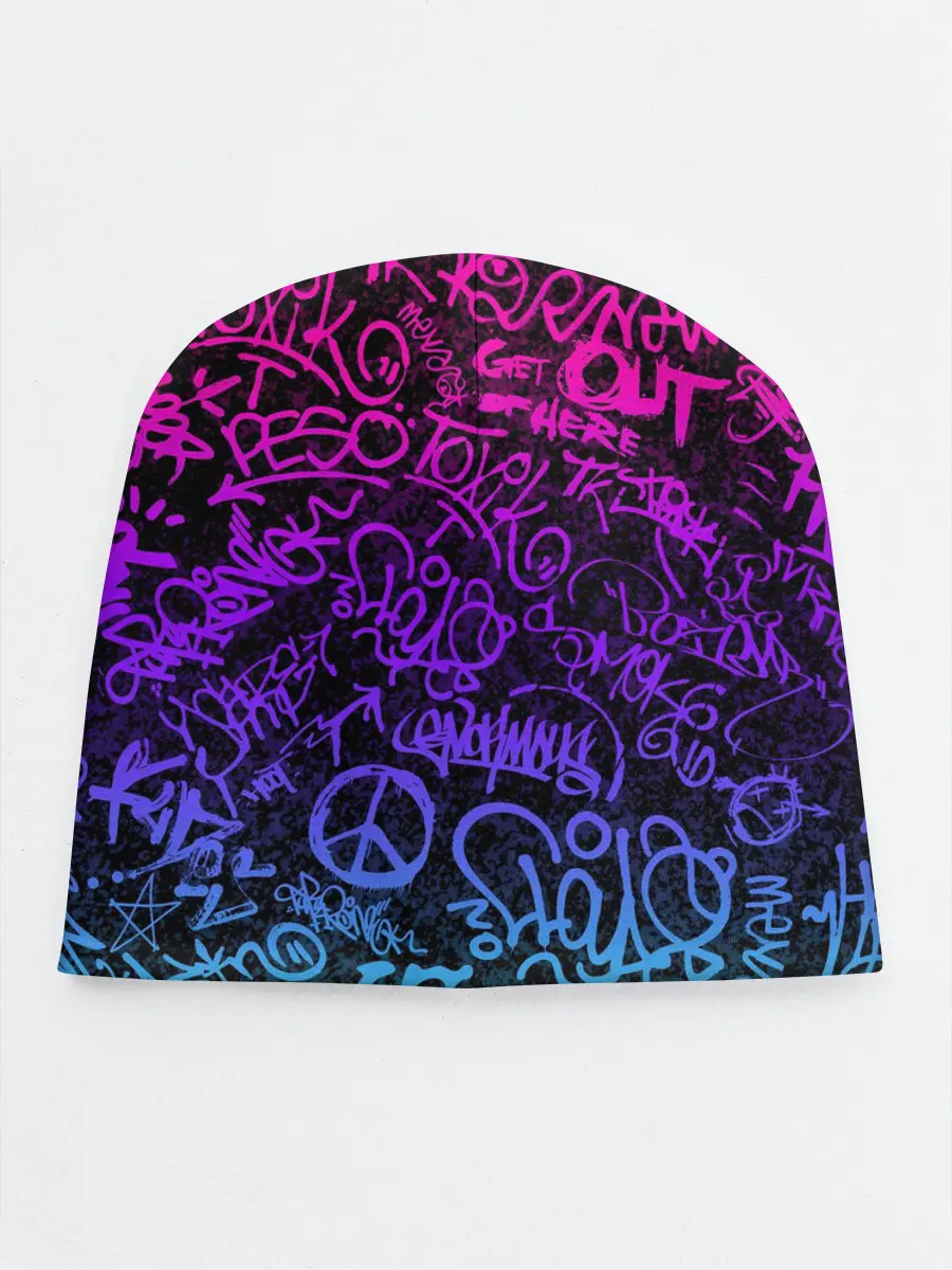 Детская шапка / Граффити Neon