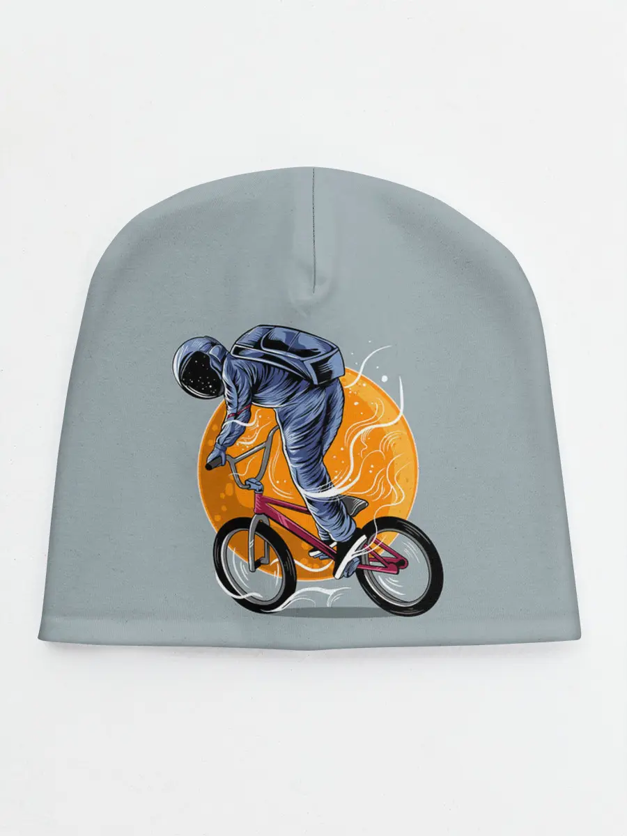 Детская шапка / Космический велосипедист