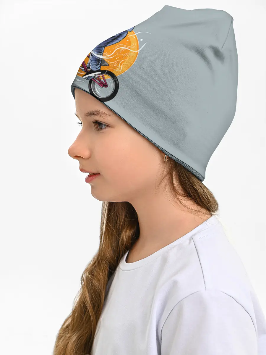 Детская шапка / Космический велосипедист