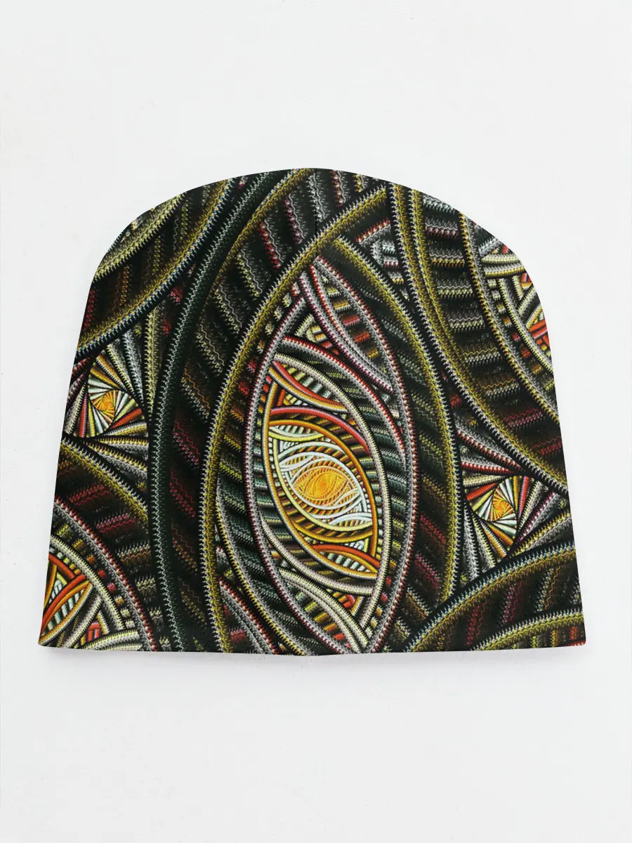 Детская шапка / Абстракция глаз узор линии