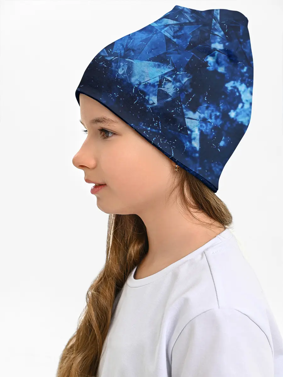 Детская шапка / Blue Abstraction