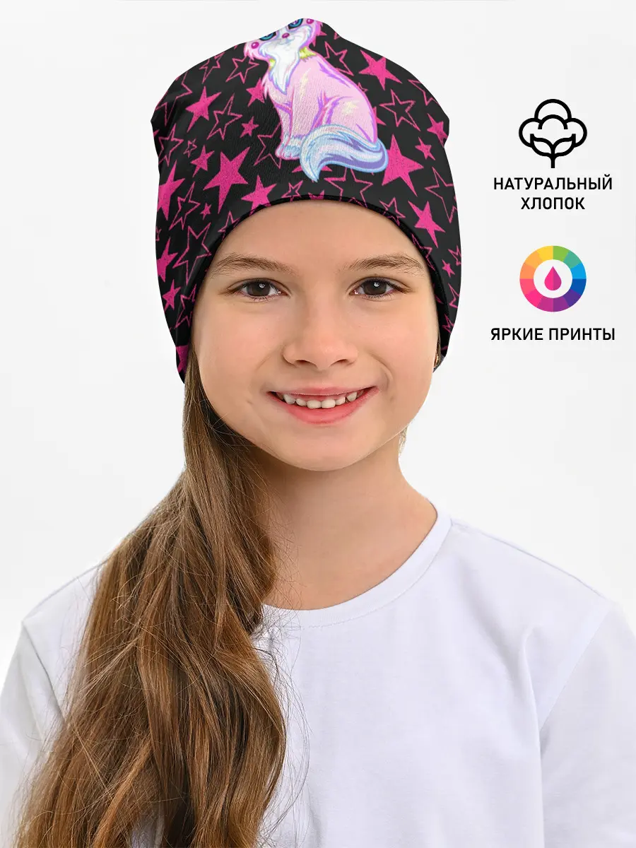 Детская шапка / Cat Unicorn | Кот Единорог