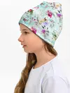 Детская шапка / Весенние цветы