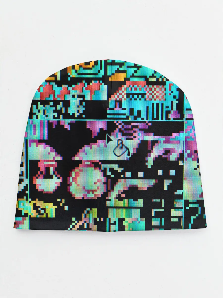 Детская шапка / ГЛИТЧ / GLITCH ЗАСТАВКА