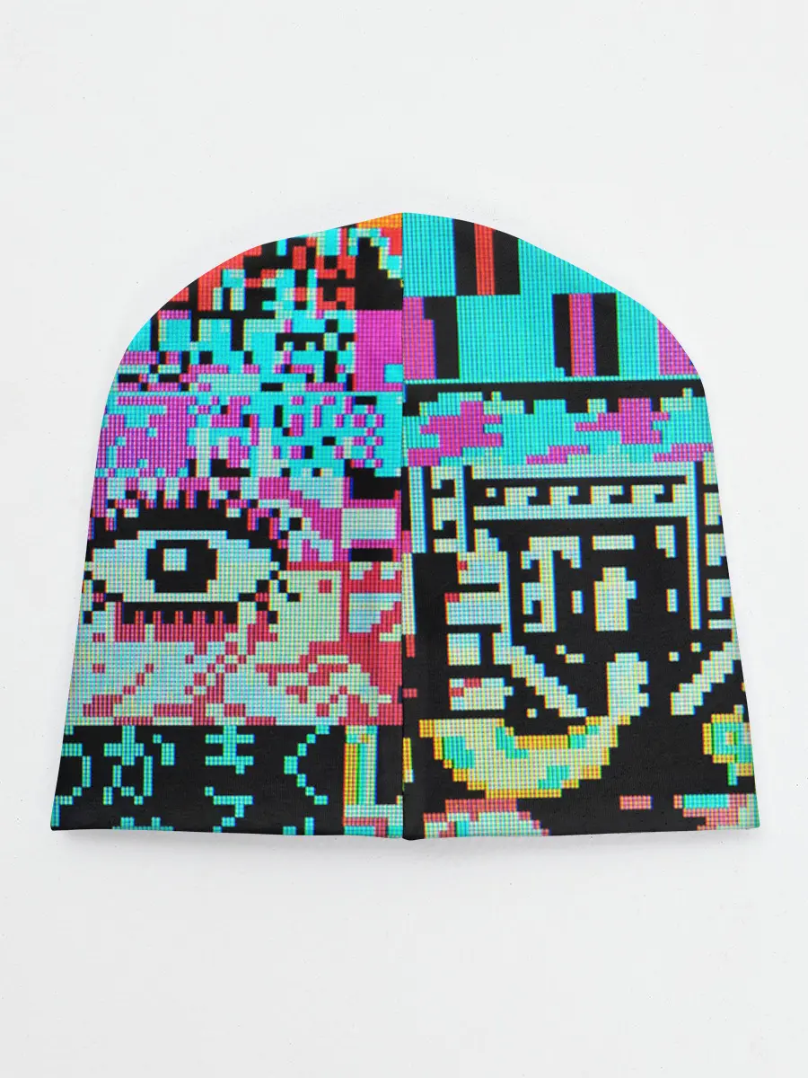 Детская шапка / ГЛИТЧ / GLITCH ЗАСТАВКА
