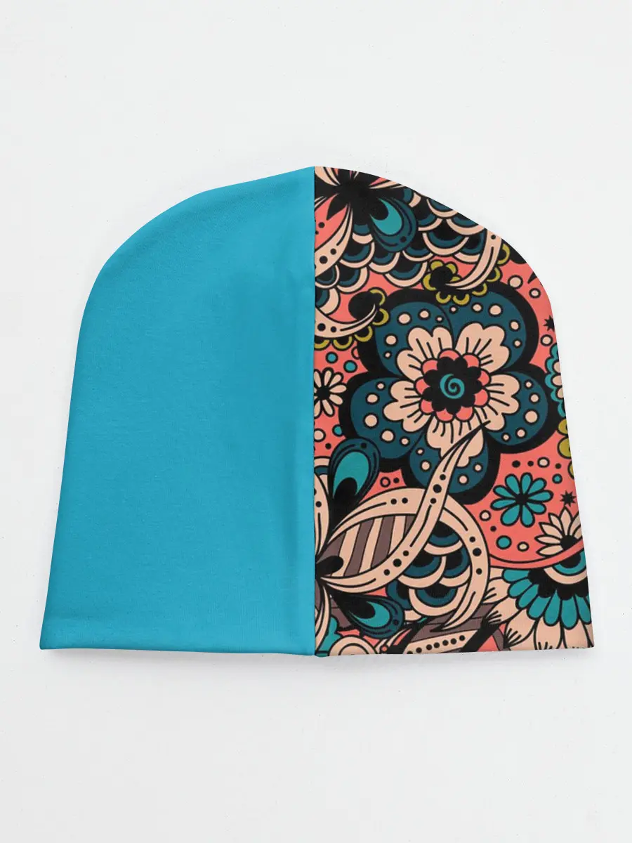 Детская шапка / Цветочная фантазия