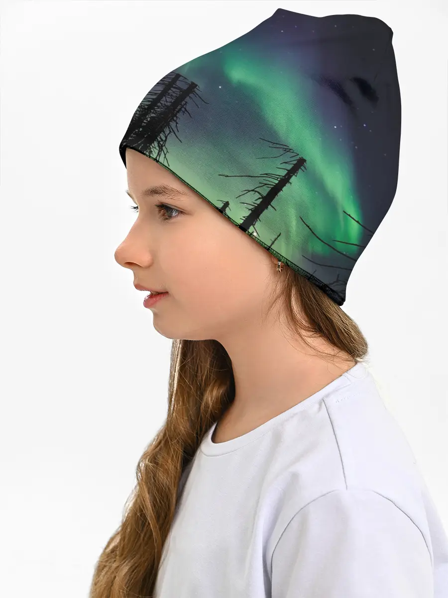 Детская шапка / Северное сияние