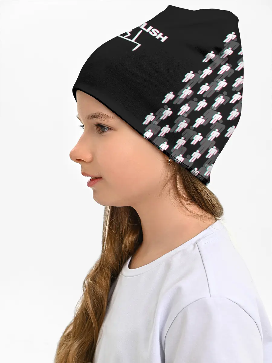 Детская шапка / BILLIE EILISH GLITCH