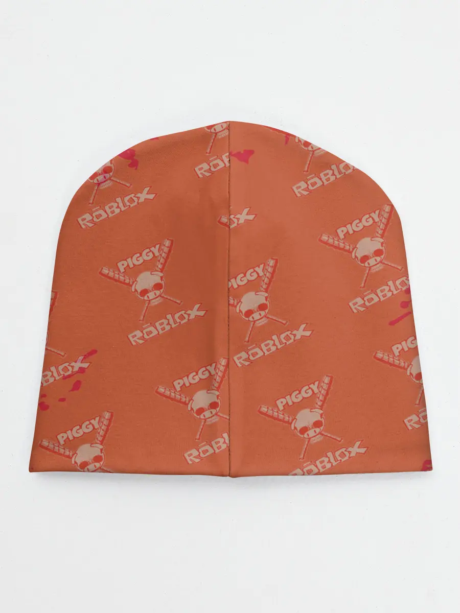 Детская шапка / Свинка Пигги из Roblox