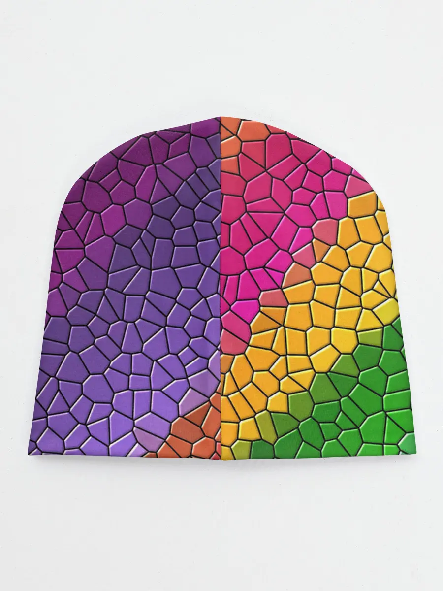 Детская шапка / Яркая мозаика