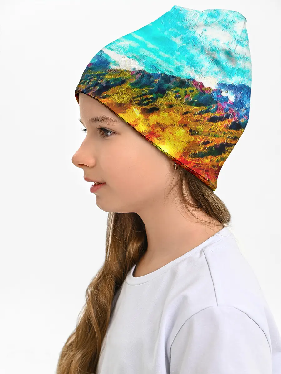 Детская шапка / Японские горы