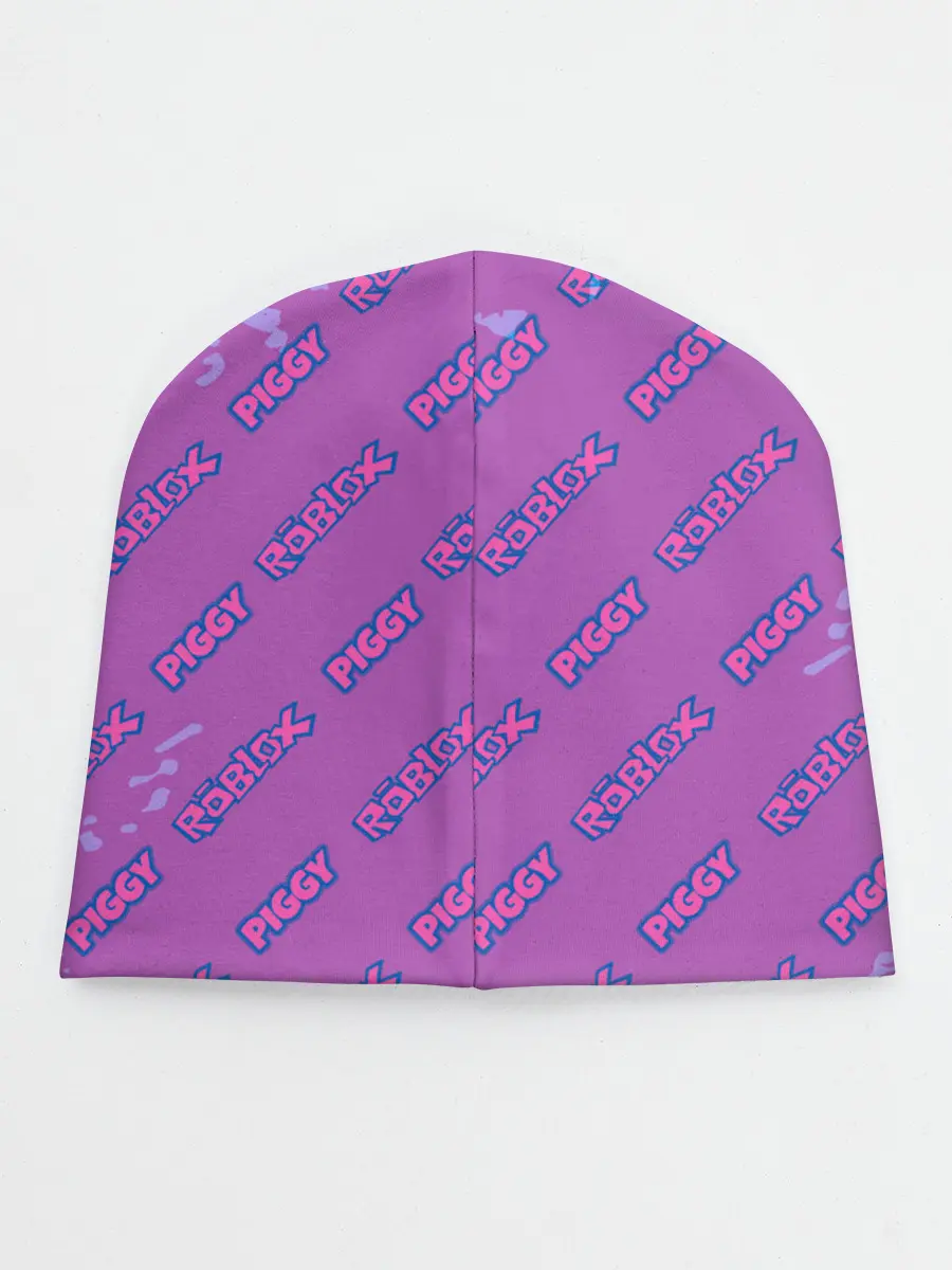 Детская шапка / Свинка Пигги из Roblox