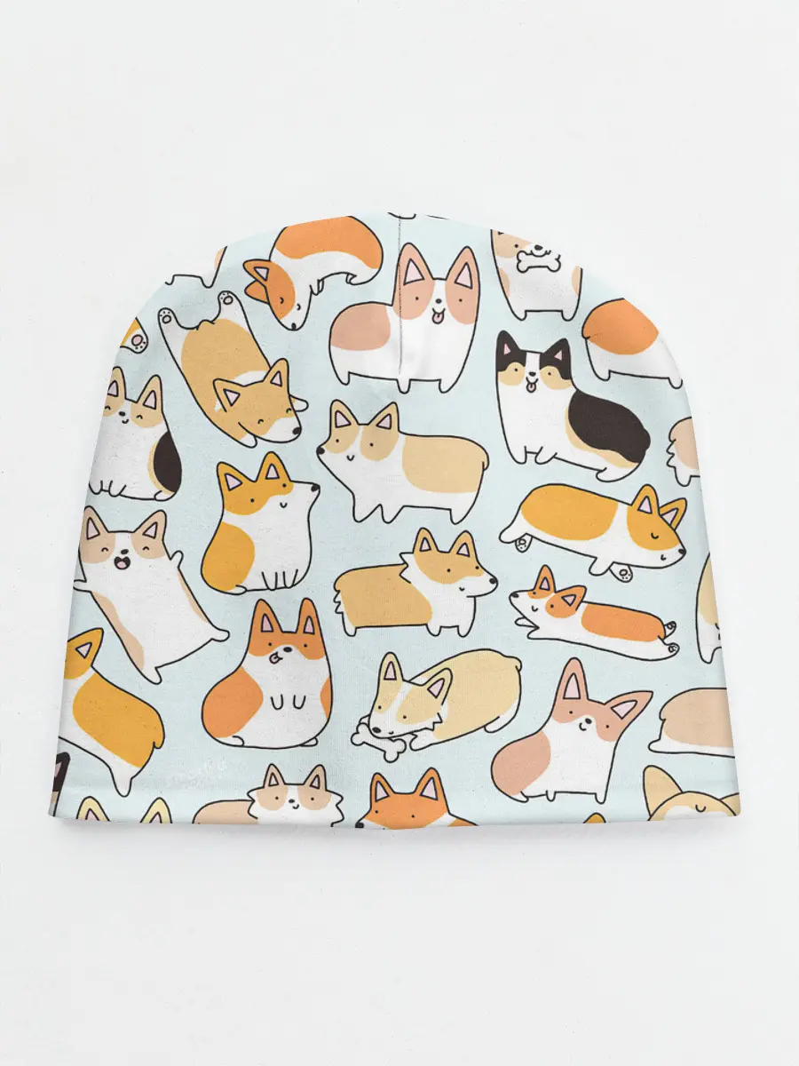 Детская шапка / Стая корги