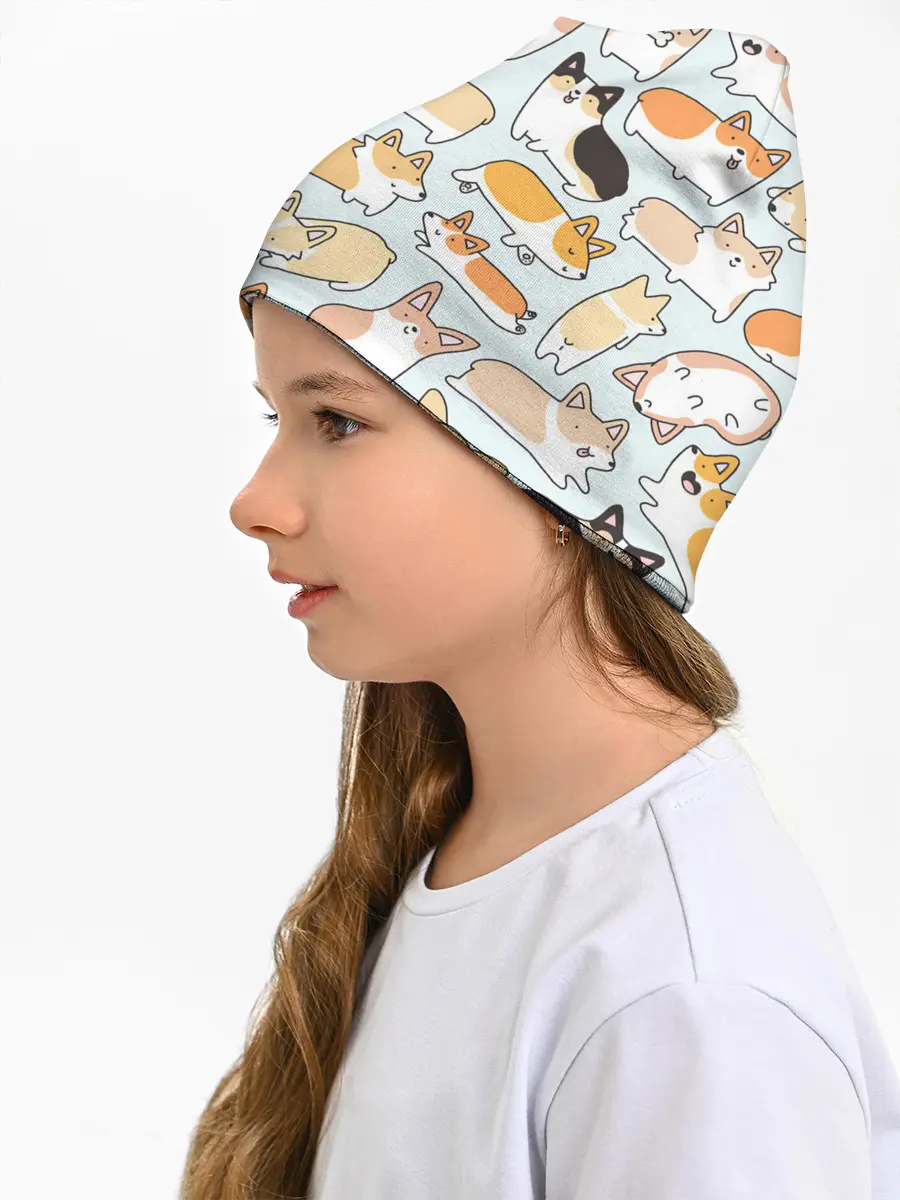 Детская шапка / Стая корги