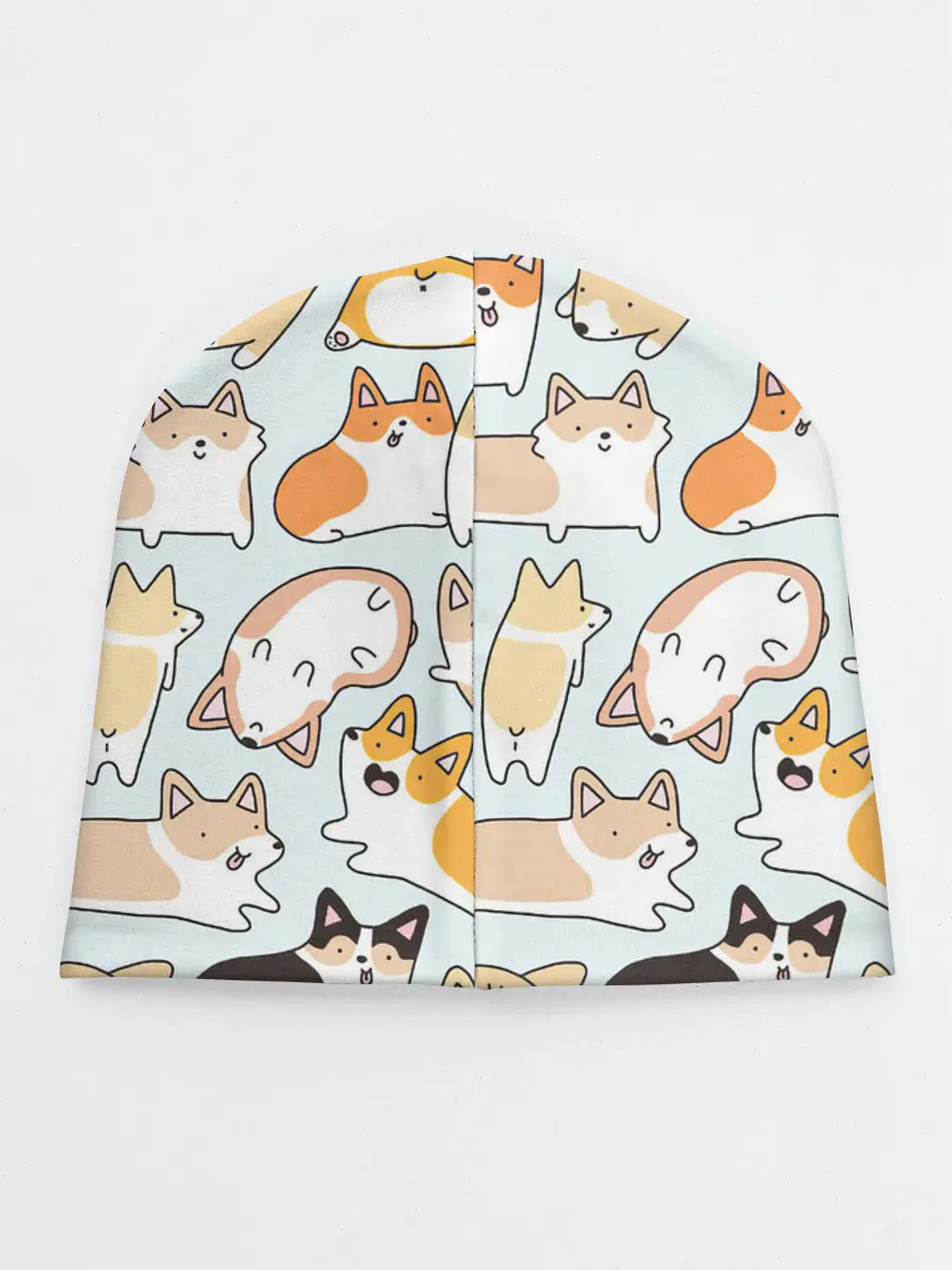 Детская шапка / Стая корги