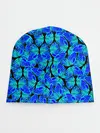 Детская шапка / Голубые бабочки