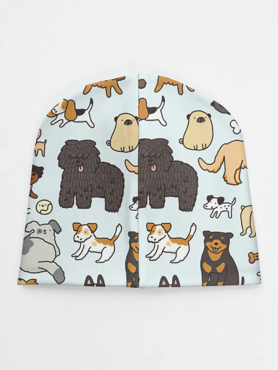 Детская шапка / Собаки